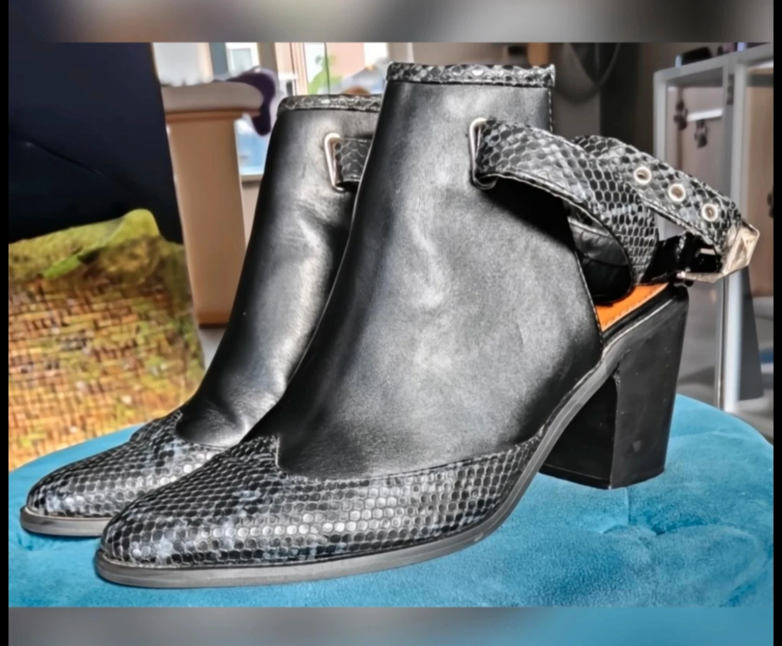 Black Asos Design Ripley Western boots size 42 – photo 3